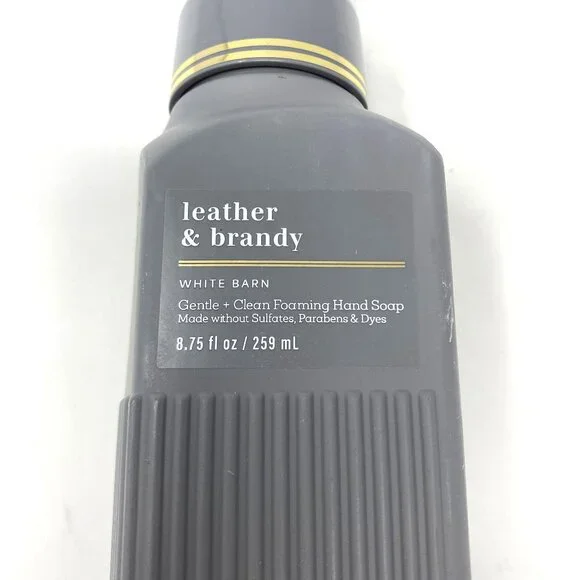 Bath & Body Works Leather & Brandy Gentle & Clean Foaming Hand Soap 2 Pack - Picture 3 of 6